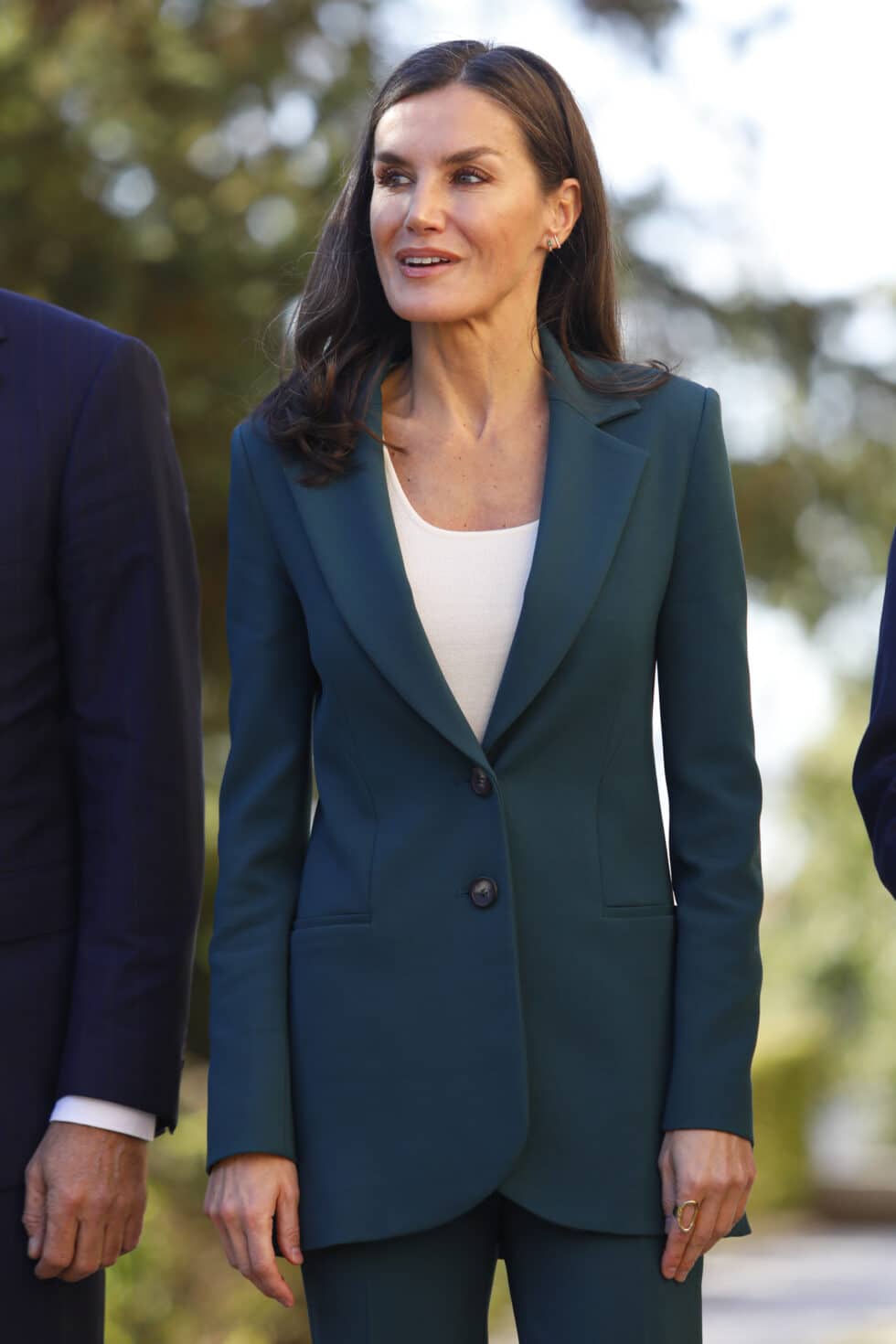 Traje verde botella mujer cheap