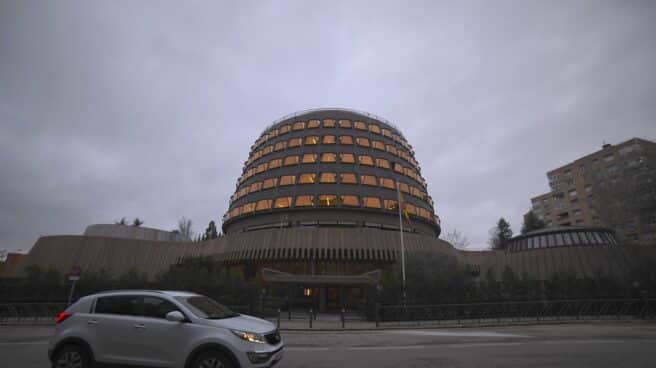 Fachada de la sede del Tribunal Constitucional, a 21 de diciembre de 2022