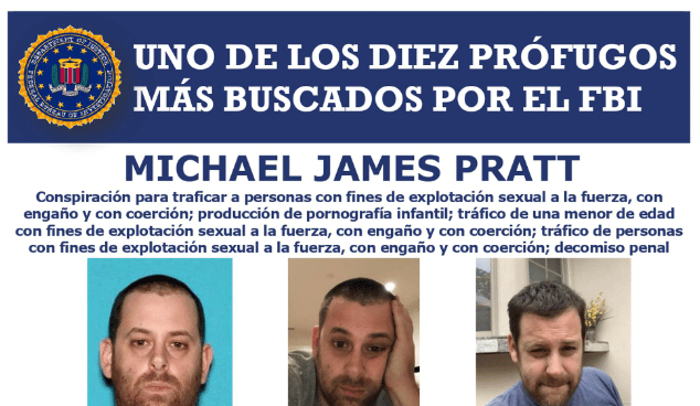 Imagen del FBI de Michael J. Pratt.