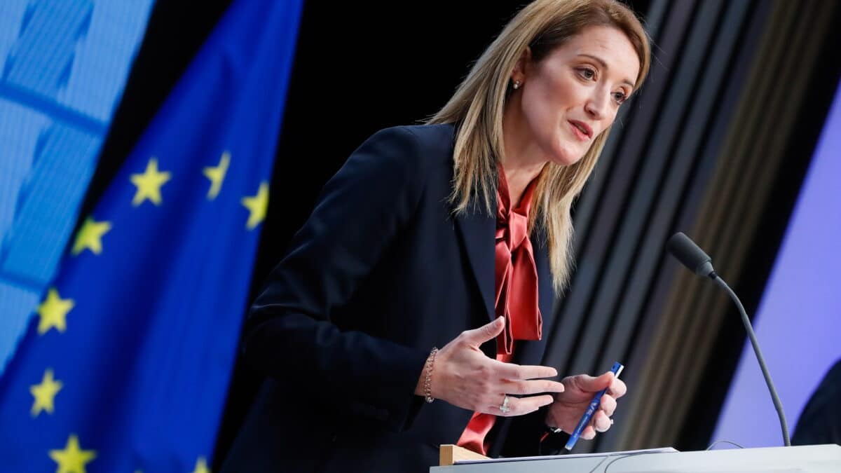 Roberta Metsola, presidenta del Parlamento Europeo