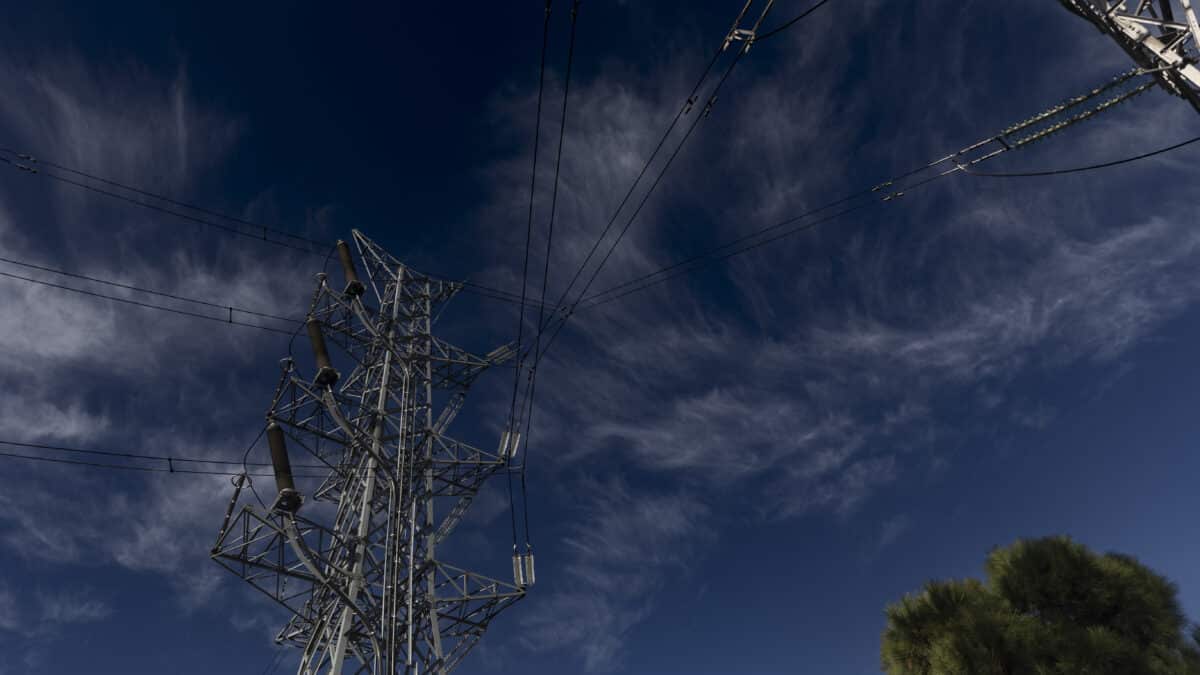 Una torre eléctrica en Madrid.