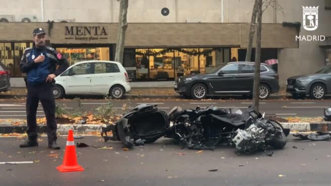 Herido grave un motorista tras colisionar con un coche