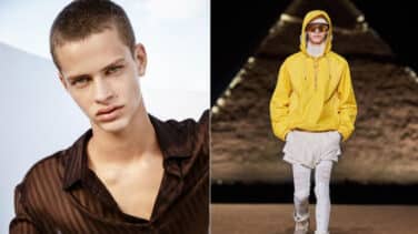 Adrián Planas, el único modelo español que ha desfilado para Dior en Egipto