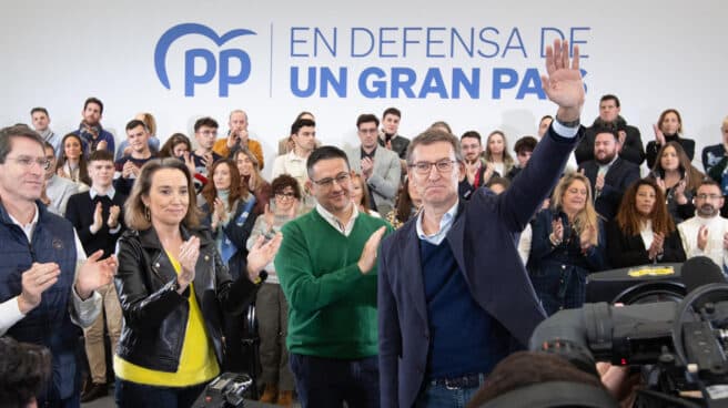 Alberto Núñez Feijóo, este sábado en La Rioja. Alberto Núñez Feijóo, este sábado en La Rioja.