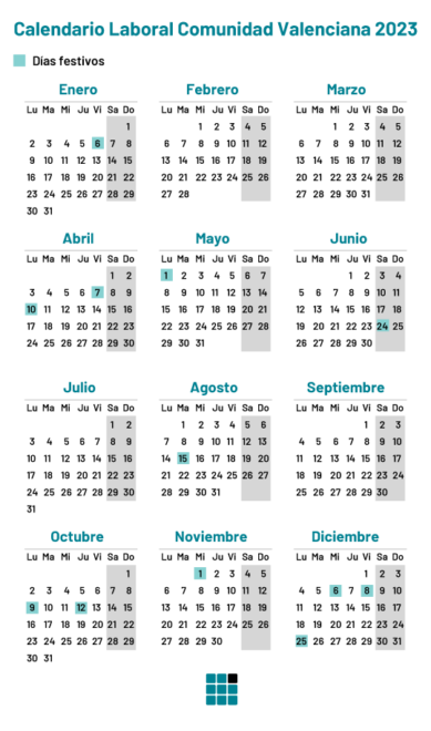 Calendario del valencia 2023