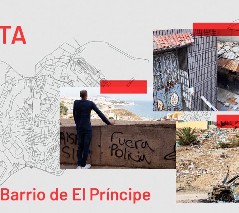 La barriada ceutí de El Príncipe, un territorio sin ley en la frontera con Marruecos