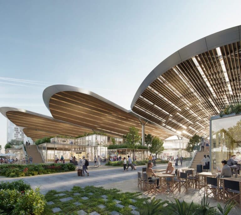 Bóvedas, terrazas y tres torres: las claves de la nueva estación de Chamartín