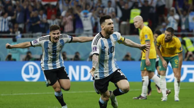 Argentina se cita con Holanda en cuartos después de sufrir contra Australia