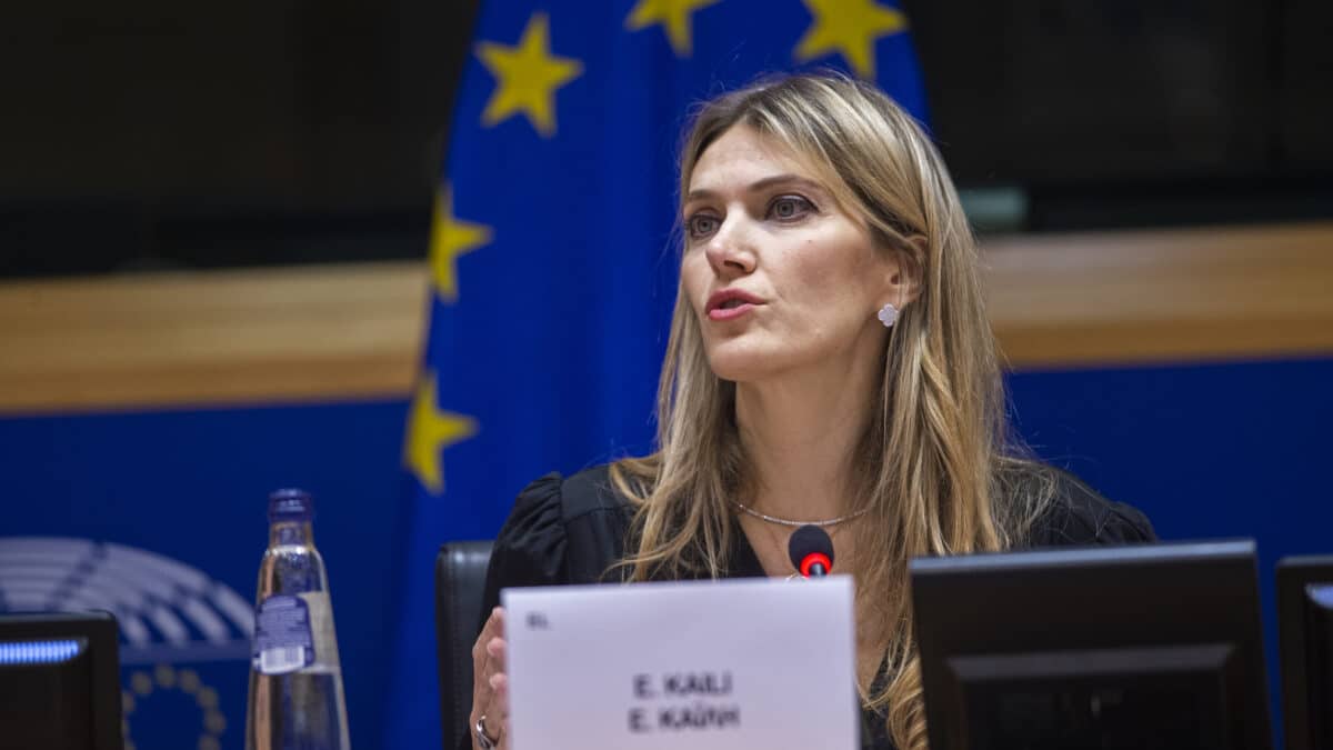 La socialista Eva Kaili, ex vicepresidenta del Parlamento Europeo.