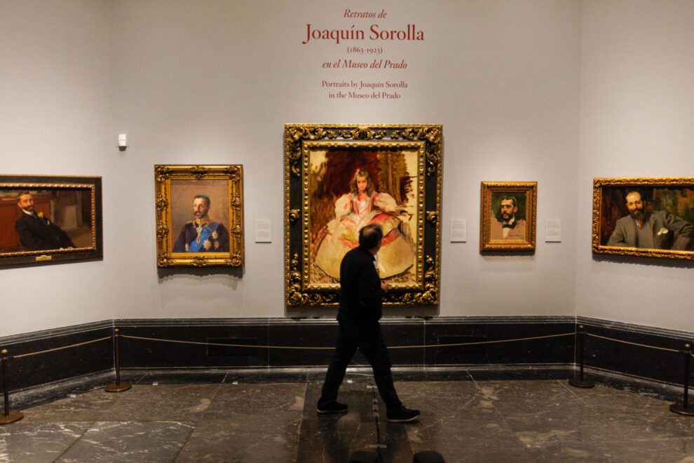 Exposición "Retratos de Sorolla" en el Museo del Prado.