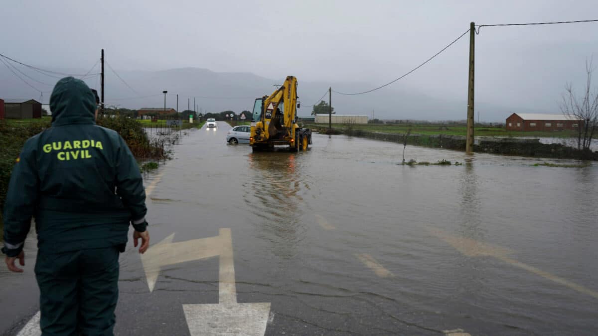 El paso de la borrasca Efraín ha dejado intensas lluvias en el norte extremeño que han provocado numerosos problemas