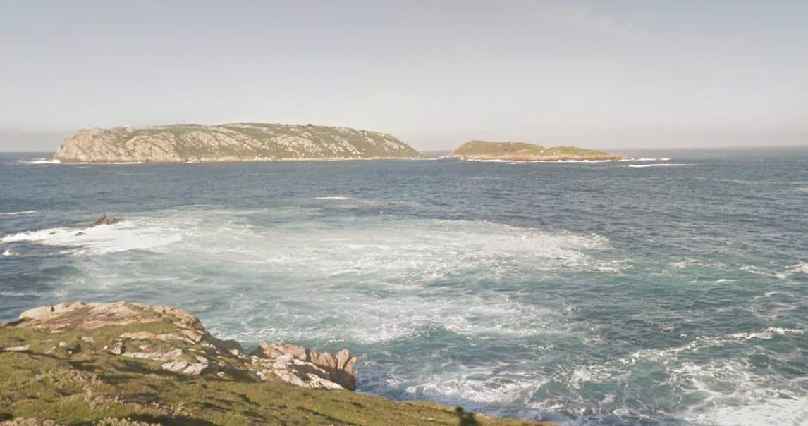 Islas Sisargas, frente a la costa gallega de Malpica.