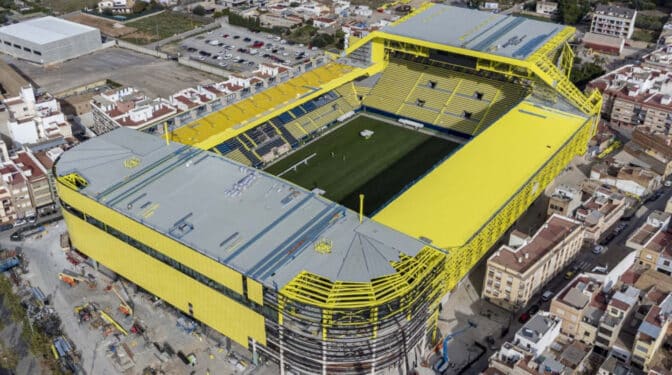 El Villarreal estrena la nueva Cerámica tras una ambiciosa remodelación