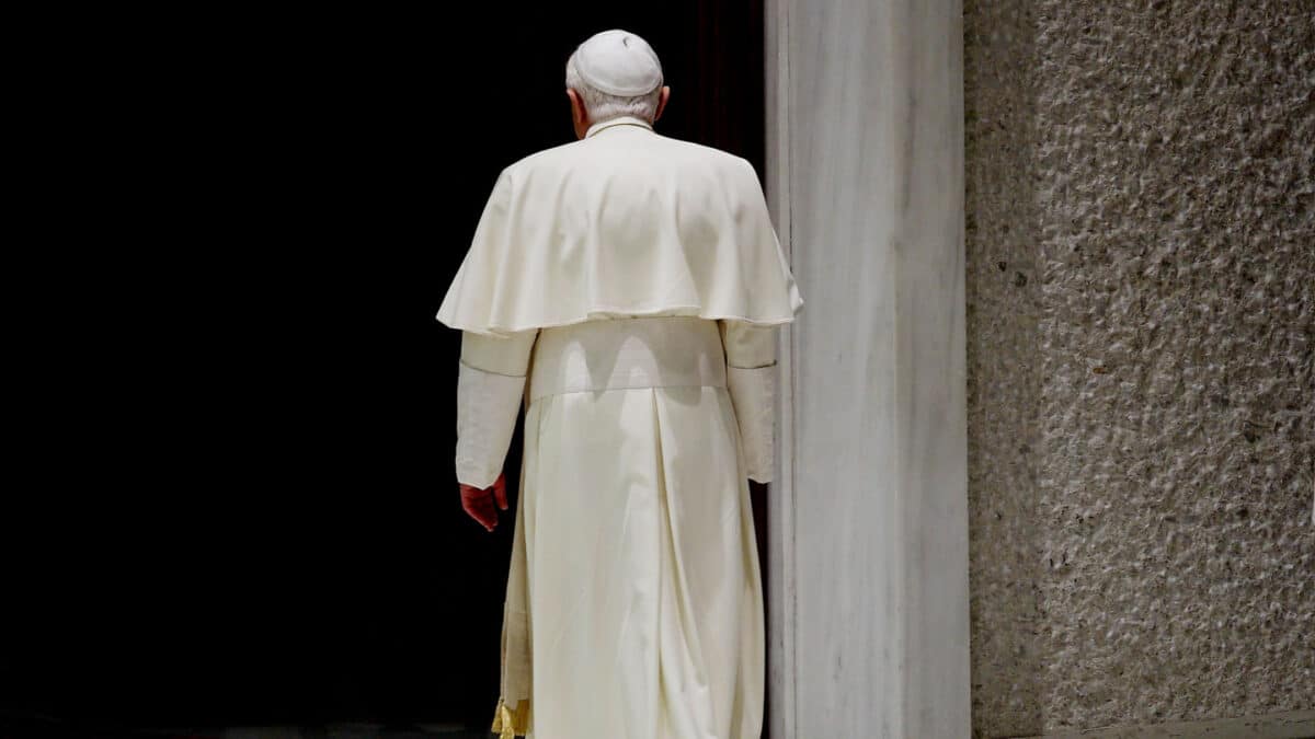 El papa emérito Benedicto XVI en 2009.