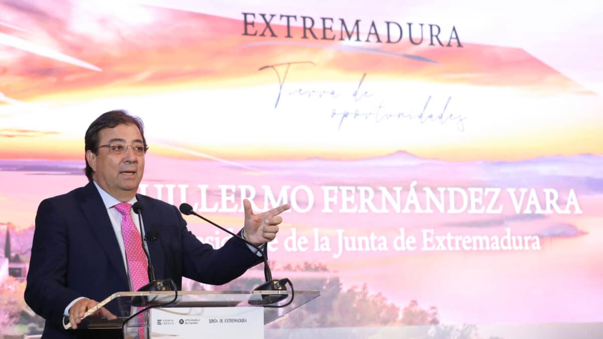 El presidente de la Junta de Extremadura, Guillermo Fernández Vara