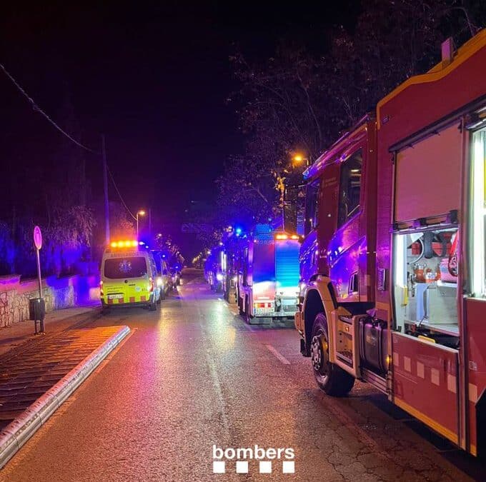 Muere una mujer en el incendio de una residencia de ancianos en la provincia de Barcelona