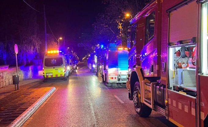 Muere una mujer en el incendio de una residencia de ancianos en la provincia de Barcelona