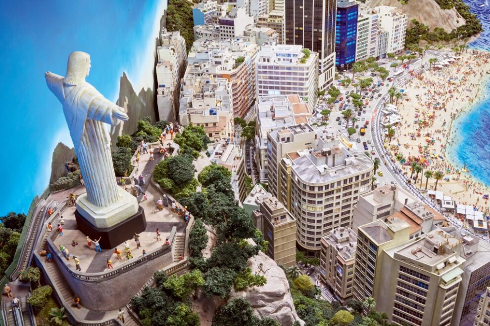 Maqueta del Cristo Redentor en Río de Janeiro.