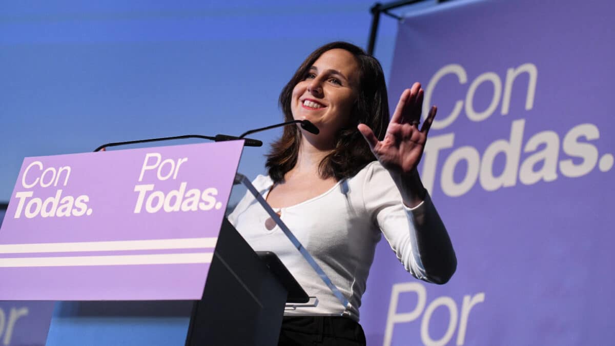 La secretaria general de Podemos y ministra de Derechos Sociales y Agenda 2030, Ione Belarra