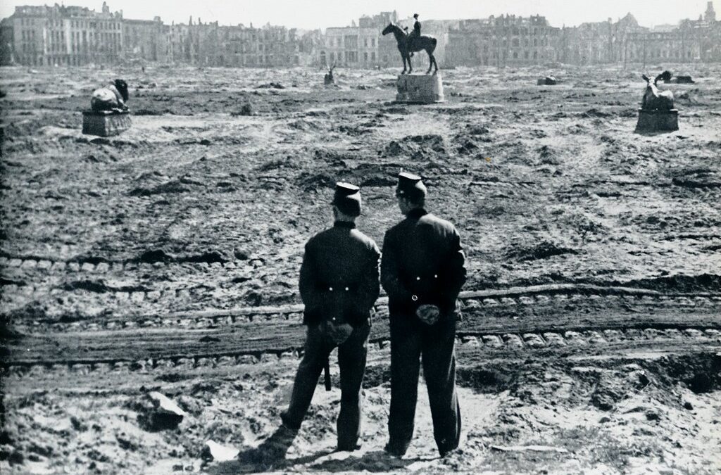 Tiergarten de Berlín en 1945.