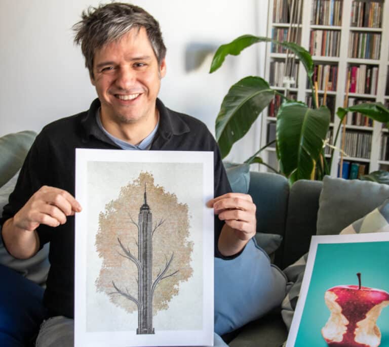 El diseñador detrás de los carteles del Teatro de la Zarzuela: "Me mata que digan que la gente no lo va a entender"