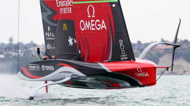 El rey emérito termina cuarto en su regata a bordo del Bribón 500 Embarcaciones de la Copa América de Vela en una imagen de archivo