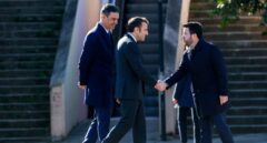 Aragonès se marcha tras saludar a Sánchez y Macron para evitar el himno nacional