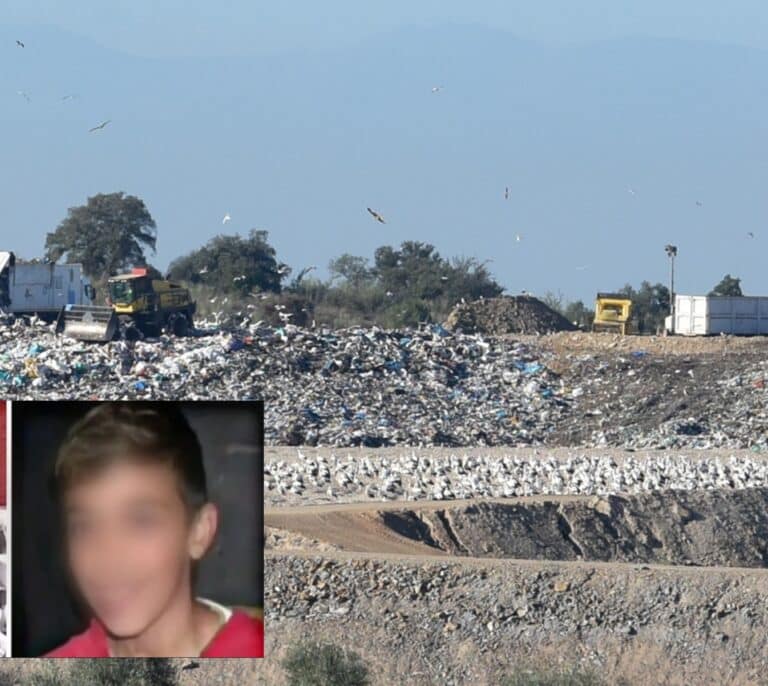 Un mes tras el rastro de Ángel: la Policía peina con perros y drones el vertedero donde desapareció su primo