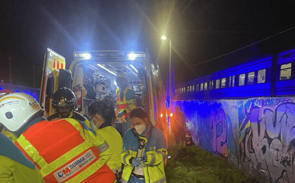 Un joven de 27 años herido grave al ser golpeado por un tren cerca de la estación central de Fuenlabrada Un joven de 27 años herido grave al ser golpeado por un tren cerca de la estación central de Fuenlabrada