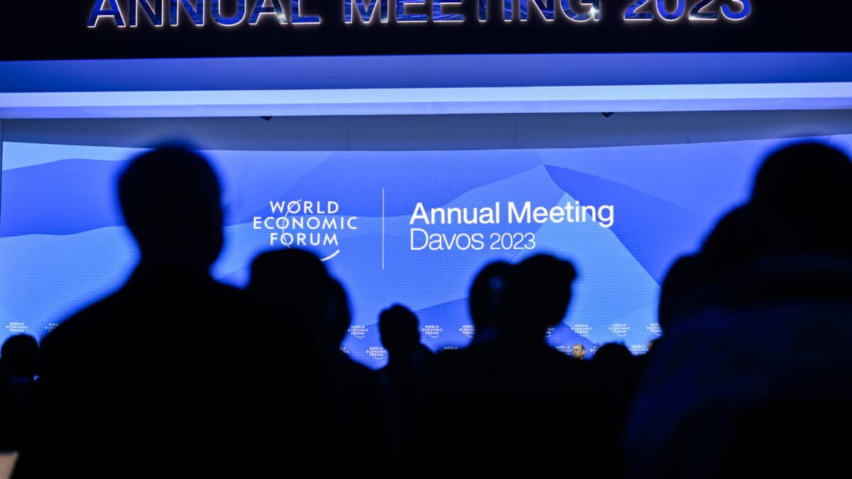 Sesión final del foro de Davos