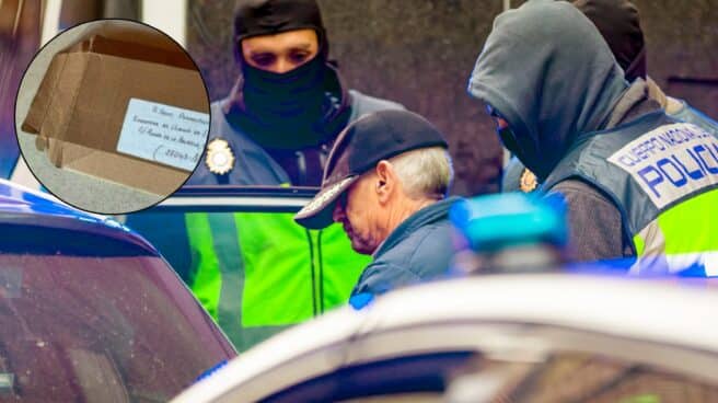 Detención de Pompeyo G. P., acusado del envío de sobres bomba en noviembre de 2022. Detención de Pompeyo G. P., acusado del envío de sobres bomba en noviembre de 2022.