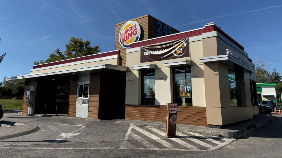 Un restaurante de Burger King.