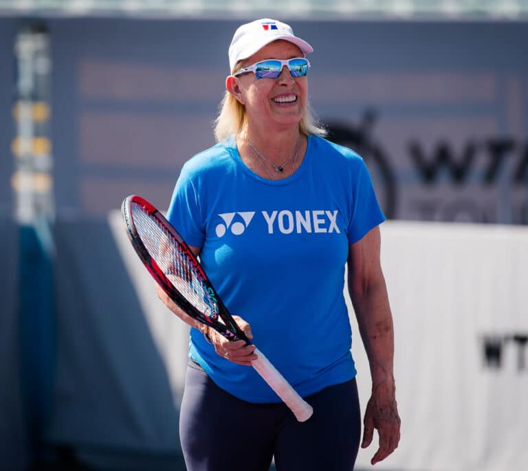 Diagnostican a la tenista Martina Navratilova cáncer de garganta y de mama