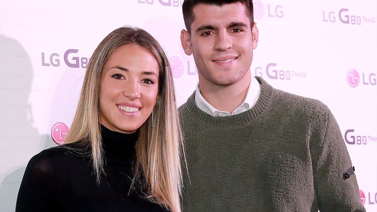 Alice Campello y Álvaro Morata, en un evento