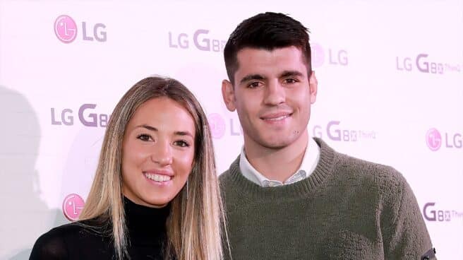 Alice Campello y Álvaro Morata, en un evento Alice Campello y Álvaro Morata, en un evento