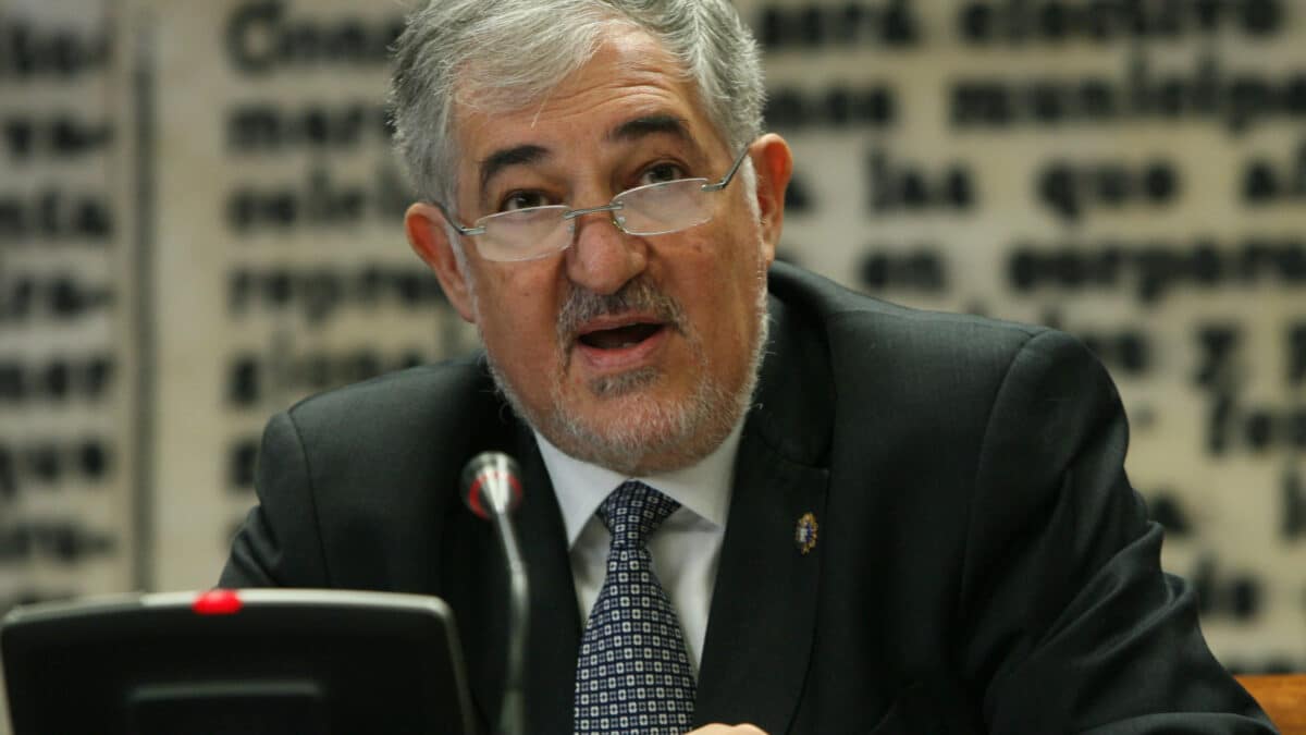 Cándido Conde-Pumpido, nuevo presidente del Tribunal Constitucional, en una foto de archivo del 23 de abril de 2009.
