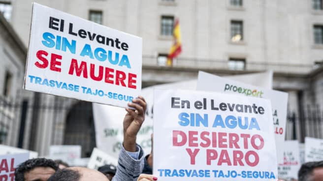 Los regantes se concentran en Madrid para la defensa del trasvase Tajo-Segura