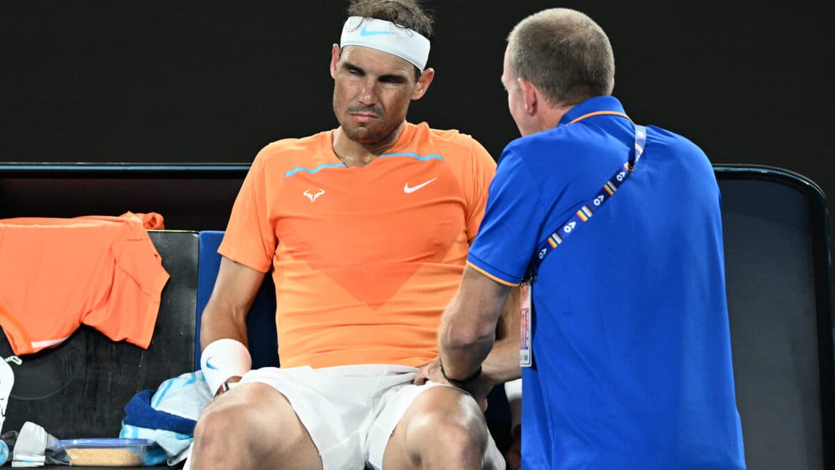 Nadal en el Open de Australia