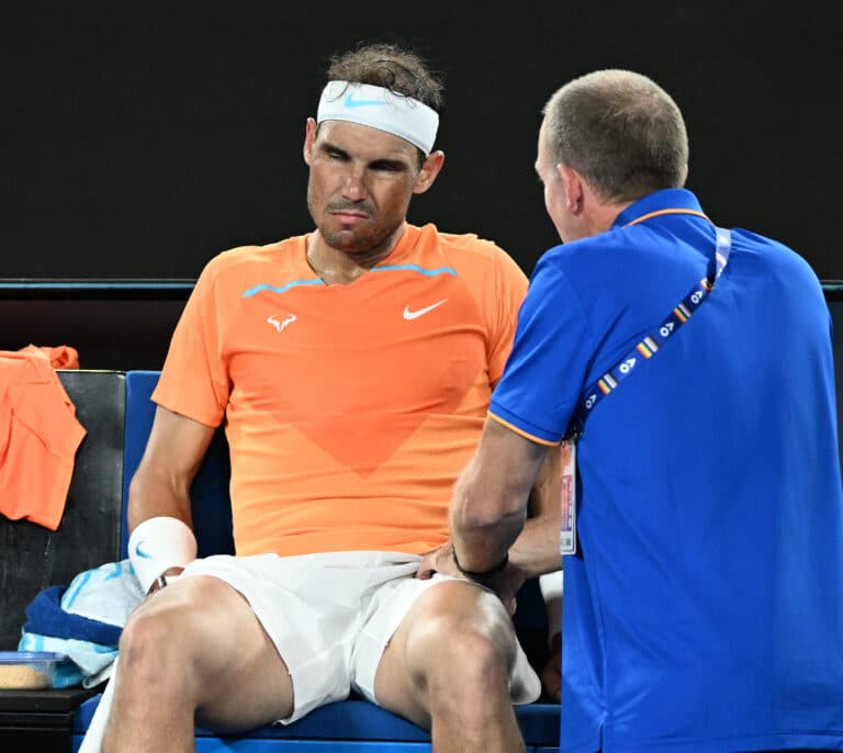 Nadal se retira del Open de Australia por lesión y pone en peligro el récord en solitario de Grand Slams