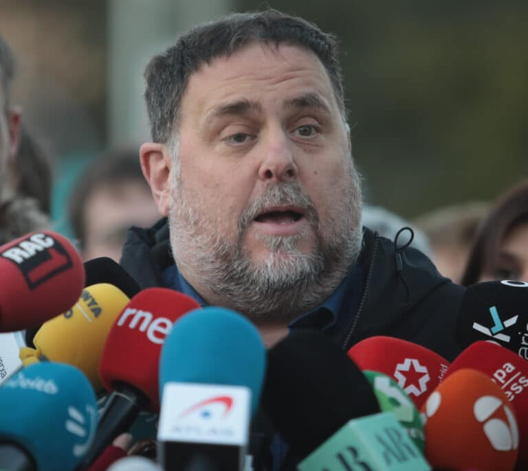 Oriol Junqueras, expulsado de la manifestación al grito de "traidor"