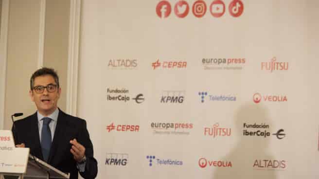 Bolaños participa en un desayuno de Europa Press