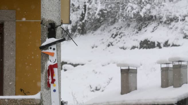 Nevada en Pedrafita (Lugo). El tiempo para este fin de semana, marcado por la nieve en España y el frío