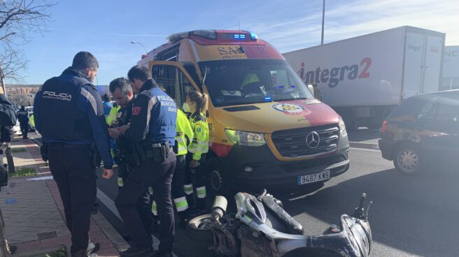 Muere un hombre de 54 años tras perder el control de su escúter en Madrid Muere un hombre de 54 años tras perder el control de su escúter en Madrid