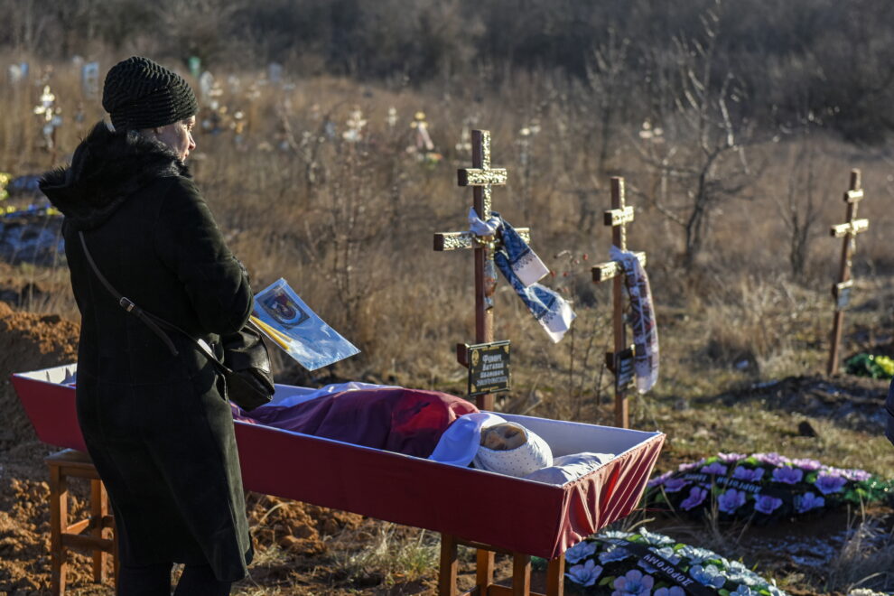 Funeral in Bakhmut