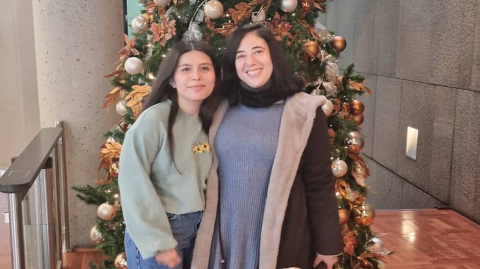 Andrea y Ana María, impulsoras del Colegio Semillas