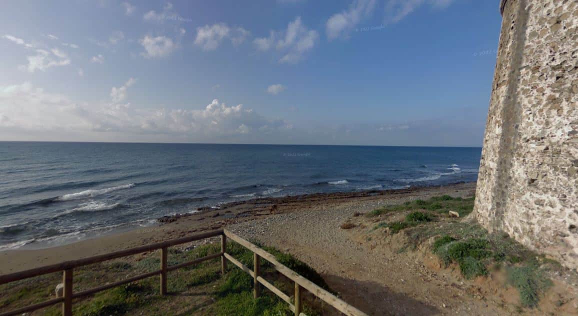 Costa de Marbella, cerca del lugar donde se ha encontrado el cadáver.
