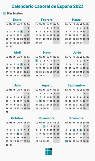 Calendario Laboral 2023: ¿qué días son festivos en España?