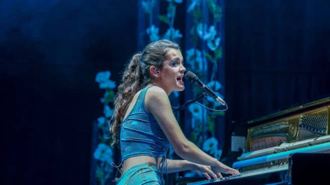 Concierto de Amaia en las Noches del Botánico de Madrid La cantante Amaia Romero durante un concierto en Madrid.