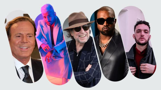 Julio Iglesias, Maluma, Sabina, Kanye y C. Tangara Julio Iglesias, Maluma, Sabina, Kanye y C. Tangara