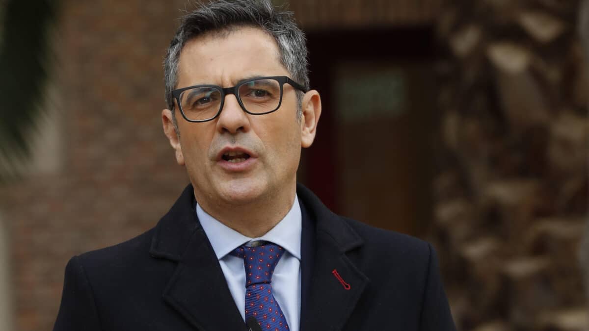 El ministro de Presidencia, Félix Bolaños, este miércoles en Madrid.